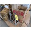 Image 1 : TWINE, INSULATION, METAL CABLE, JACK STANDS, CLAY PIGEONS, PART BOX
