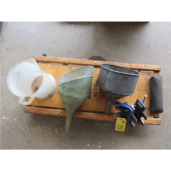 CREEPER, FUNNELS, VISE