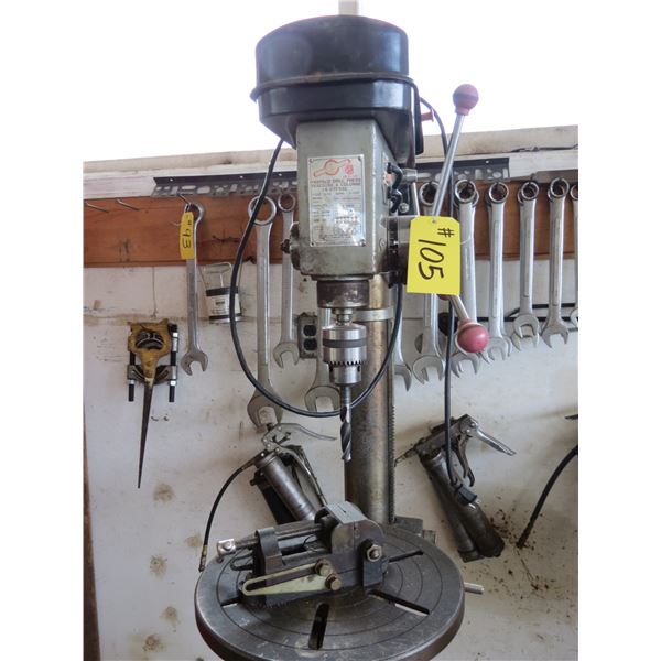 16 SPEED DRILL PRESS C/W VISE