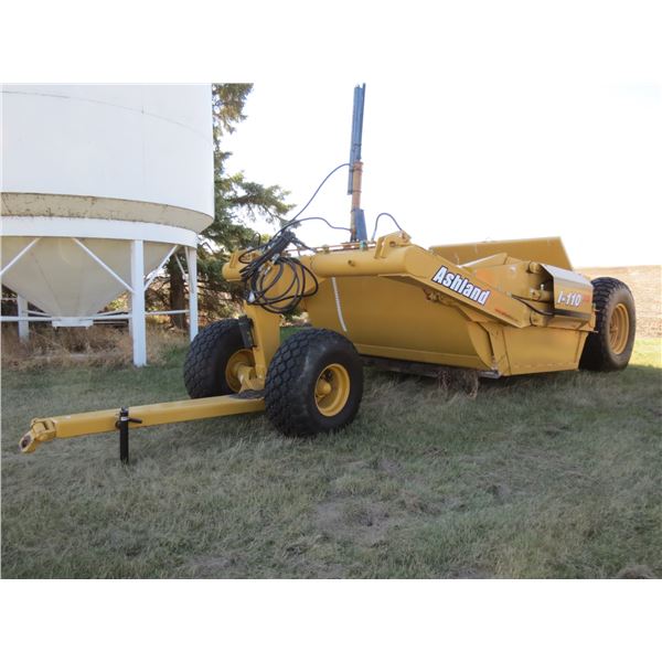 ASHLAND 1-110XL2 SCRAPER SELLS C/W FULL GPS, 16' LEVELING ROD TRANSIT