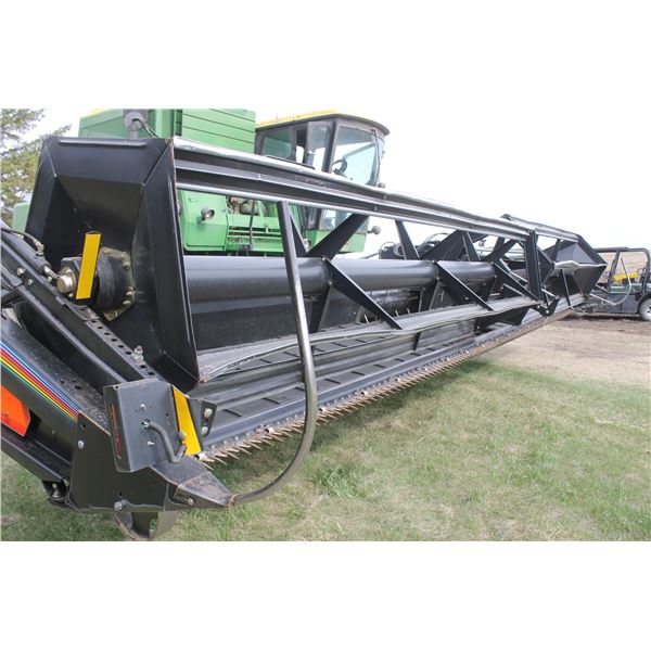 2002 MACDON 972 STRAIGHT CUT, DRAPER HEADER (APPROX. 30')