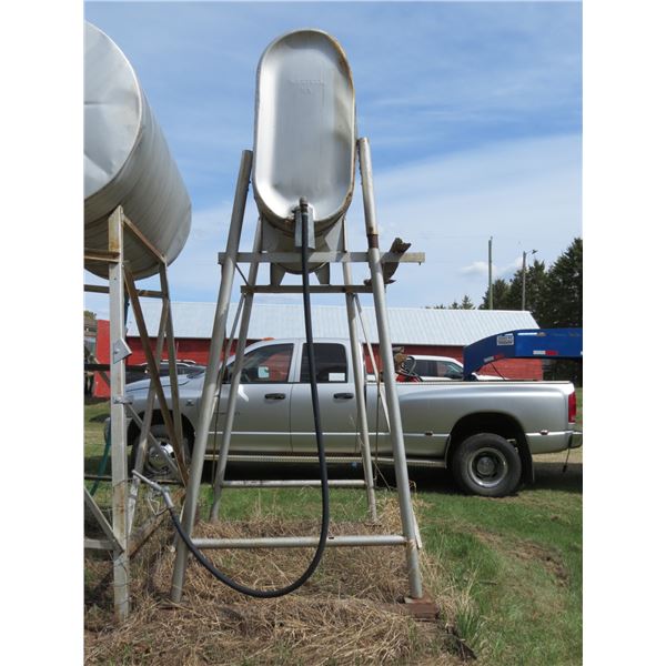 OVAL FUEL TANK AND STAND
