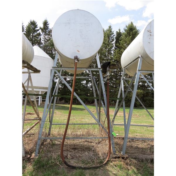 FUEL TANK AND STAND (BROWN HOSE)