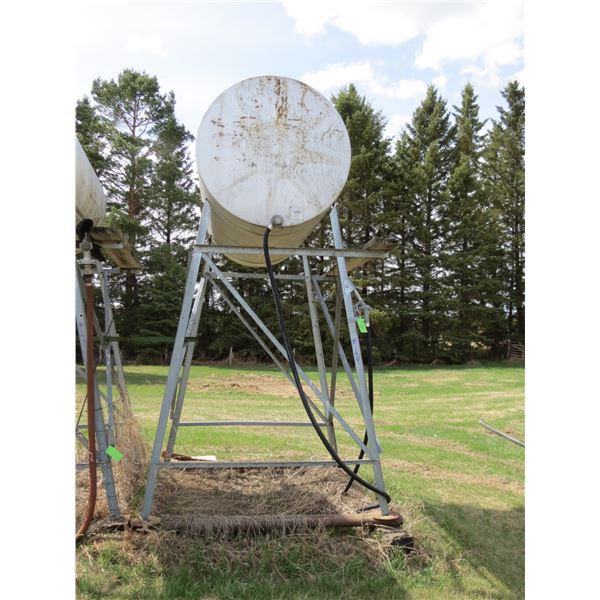 FUEL TANK AND STAND (BLACK HOSE)