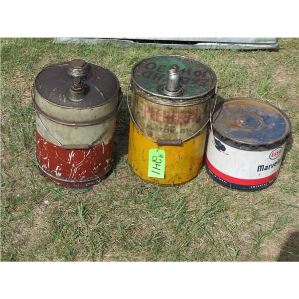 3- OLD PAILS