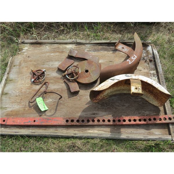 FENDERS, PULLEY'S, AXE HEADS AND STEEL SLEIGH