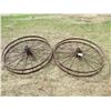 Image 1 : 4- STEEL WHEELS, 52" DIA.
