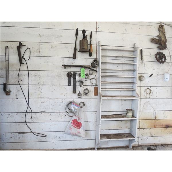 TORCH CHAIN AND MISC (ON WALL)