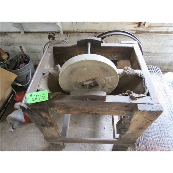 V. OLD GRINDSTONE C/W MOTOR