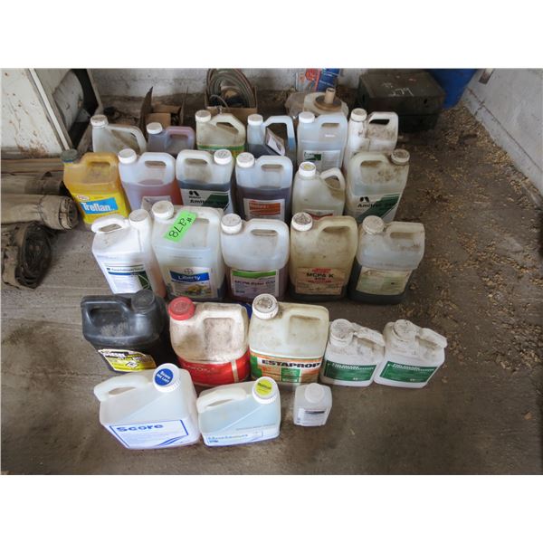 APPROX. 25 JUGS OF CHEMICAL