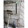 Image 3 : GREASE GUNS, AXES, SQUARE BEAUTY RINGS (ON WALL)