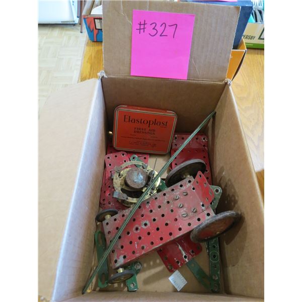 METAL CONNECTS SET AND MECCANO SET C/W INSTRUCTIONS