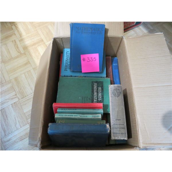 1936 MATHEMATICS AND OTHER ASSRT. OLD BOOKS