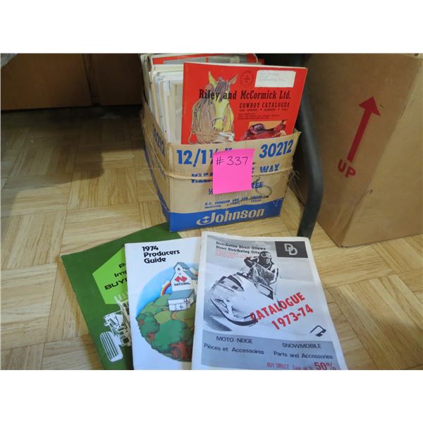 ASSRT. FARMING CATALOGS- 1976 PRINCESS AUTO AND TRACTOR SUPPLY