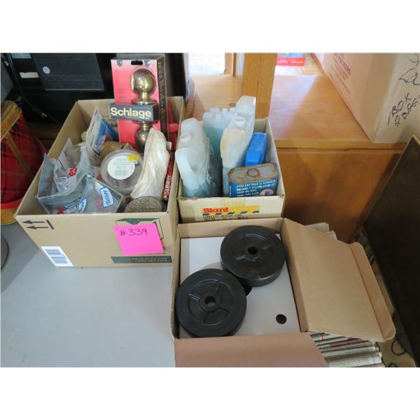 3- BOXES ASSRT. HOUSEHOLD PARTS