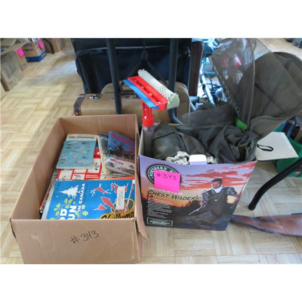 BOX OF ASSRT. SPORTING MAGAZINES