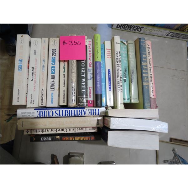 ASSRT. BOOKS, BOX OF MAGAZINES