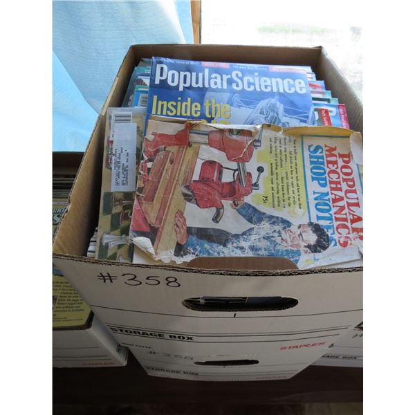 2- BOXES OF POPULAR SCIENCE MAGAZINES