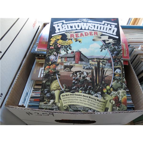 BOX OF HARROWSMITH MAGAZINES