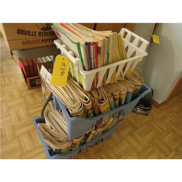 3- BOXES OF FARM SHOW PAPERS