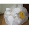 Image 1 : BAG OF EMPTY PLASTIC JARS