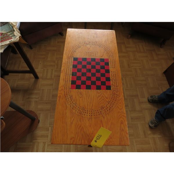 WOODEN GAME TABLE