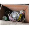 Image 2 : SNOW SHOES BOX, TOBOGGAN, POTS AND PANS, SPINNER