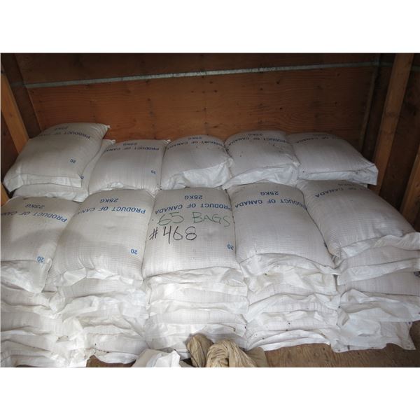 APPROX. 65 BAGS OF WHEAT (SELLING BY THE PILE, BUYER TO LOAD)