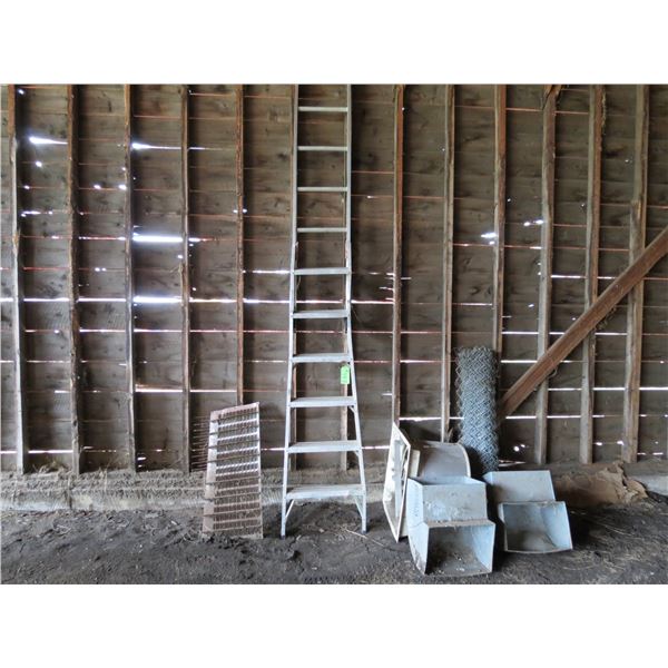 LADDER, FAN, BLOWER AND CHAIN LINK