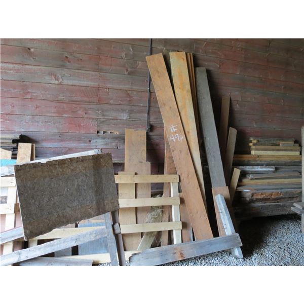 LUMBER (ON NORTH SIDE OF BLDG.)