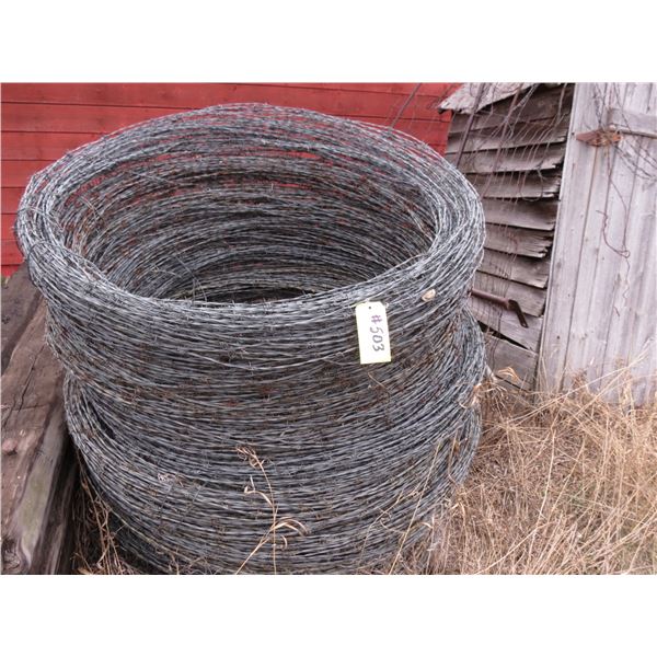 NEWER BARB WIRE AND HOG WIRE