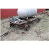 Image 2 : APPROX. 500 GAL. PROPANE TANK ON STEEL WAGON C/W SKIS