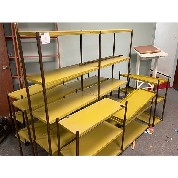 Selection of metal shelving