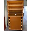 Image 1 : Plywood shelving unit with adjustable shelves