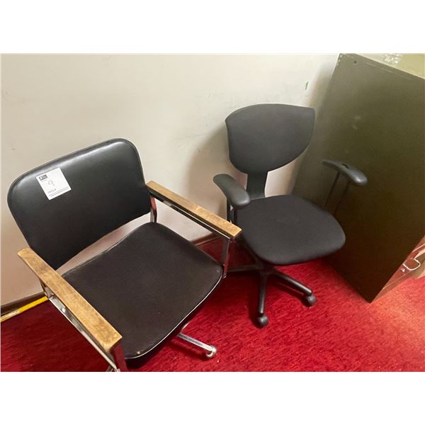Two office chairs