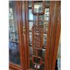 Image 5 : Detailed Dragon Carved Two Piece Wood (Light-up) China Cabinet - 5'w x 19"d x 80.5"h