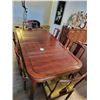 Image 1 : High-Quality Rosewood Dining Room Set with 8 Solid Rosewood Chairs (with 2 Sleeves)