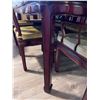 Image 3 : High-Quality Rosewood Dining Room Set with 8 Solid Rosewood Chairs (with 2 Sleeves)