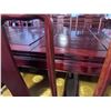 Image 5 : High-Quality Rosewood Dining Room Set with 8 Solid Rosewood Chairs (with 2 Sleeves)