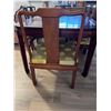 Image 9 : High-Quality Rosewood Dining Room Set with 8 Solid Rosewood Chairs (with 2 Sleeves)