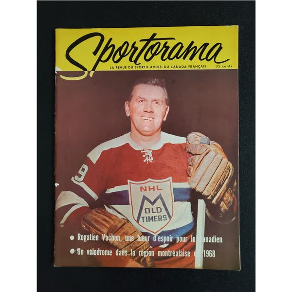 Sportorama - January 1968 - Maurice Richard cover