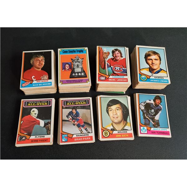 300+ 1974-75 O-Pee-Chee Hockey Cards