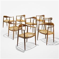 Hans Wegner The Chairs, set of eight