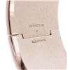 Image 7 : Hermes Silver Brown Clic Clac Wide Bracelet