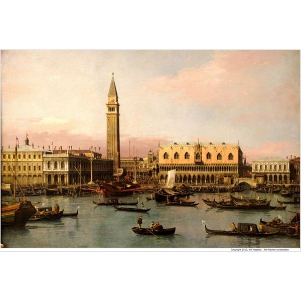 Canaletto - View of the Ducal Palace in Venice