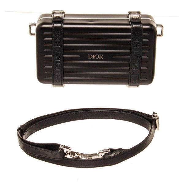 Christian Dior Black X Rimowa Personal Clutch