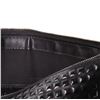 Image 7 : Balenciaga Zip Pouch Grid Embossed Leather Black