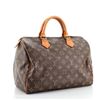 Image 1 : Louis Vuitton Brown Monogram Canvas Leather Speedy 30cm Handbag