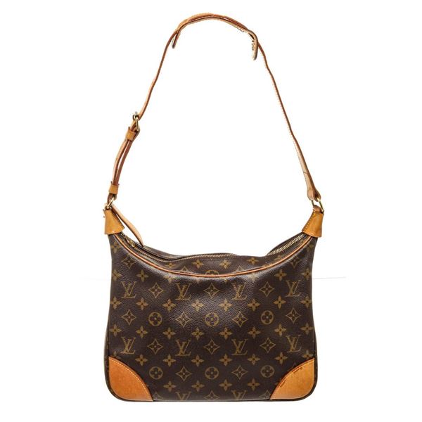 Louis Vuitton Brown Monogram Canvas Boulogne 30cm Bag