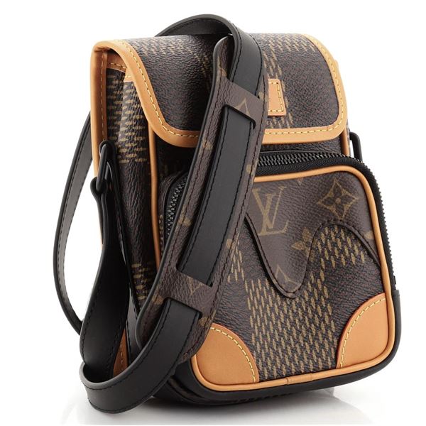 Louis Vuitton Brown Damier Giant Monogram Nigo Amazone Limited Edition Nano Mess